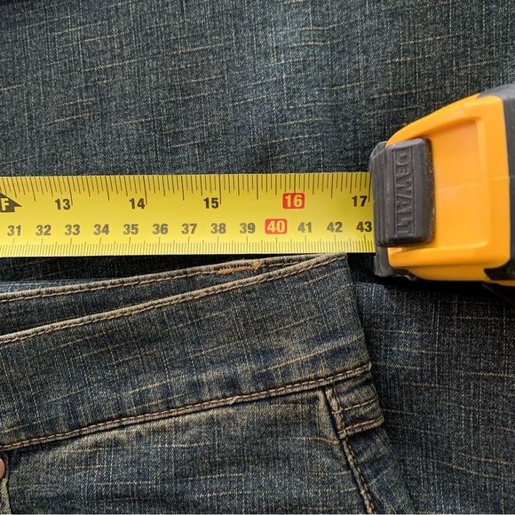 Wallis size 16 maxi jean skirt with flower decal mid rise dark wash - Picture 9 of 9